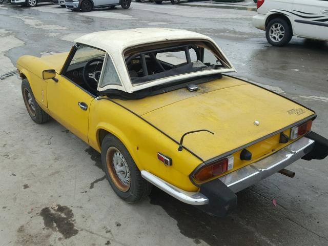 FM92471U - 1978 TRIUMPH CAR SPITFIRE YELLOW photo 3