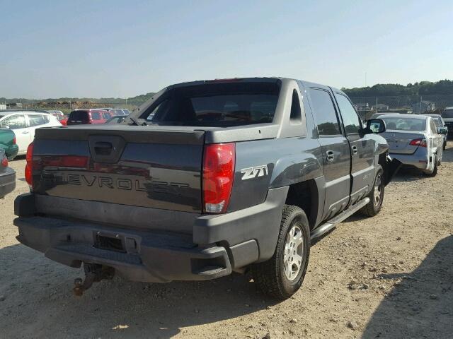 3GNEK12Z55G105449 - 2005 CHEVROLET AVALANCHE BLUE photo 4