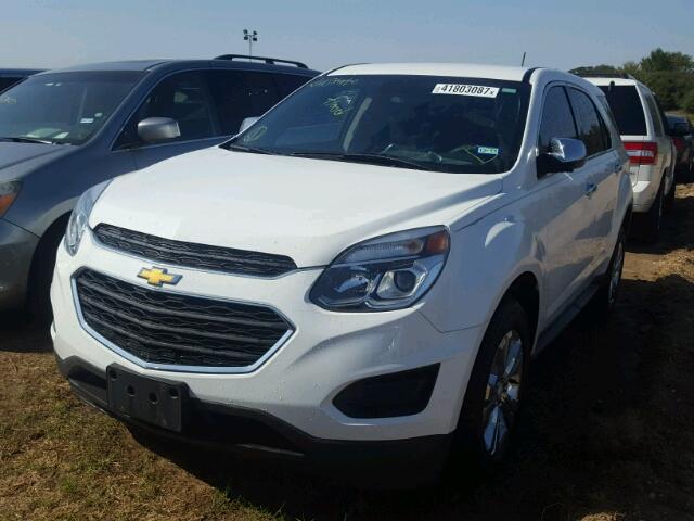 2GNALBEK4G1106930 - 2016 CHEVROLET EQUINOX WHITE photo 2