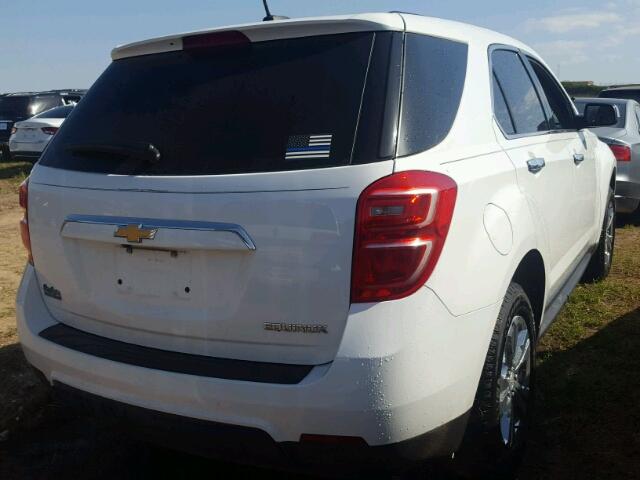 2GNALBEK4G1106930 - 2016 CHEVROLET EQUINOX WHITE photo 4