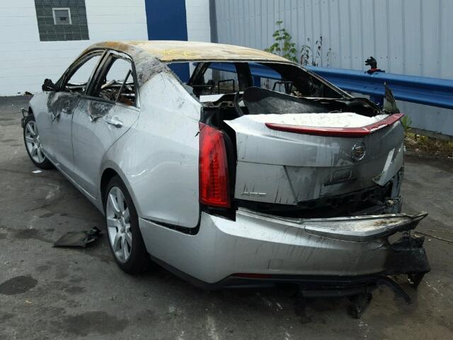 1G6AA5RA6E0114332 - 2014 CADILLAC ATS SILVER photo 3