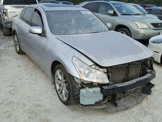 JNKBV61E88M212560 - 2008 INFINITI G35 SILVER photo 1