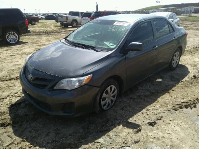 5YFBU4EE7DP220661 - 2013 TOYOTA COROLLA BA GRAY photo 2