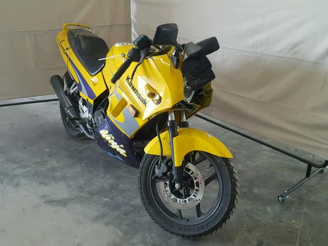 JKAEXMF132A090440 - 2002 KAWASAKI EX250 F YELLOW photo 1