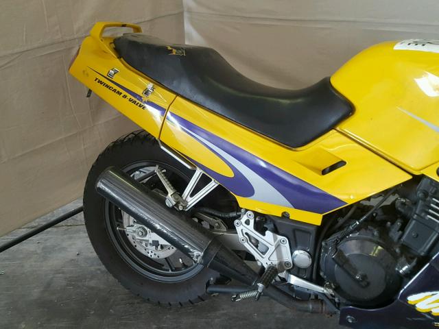 JKAEXMF132A090440 - 2002 KAWASAKI EX250 F YELLOW photo 6