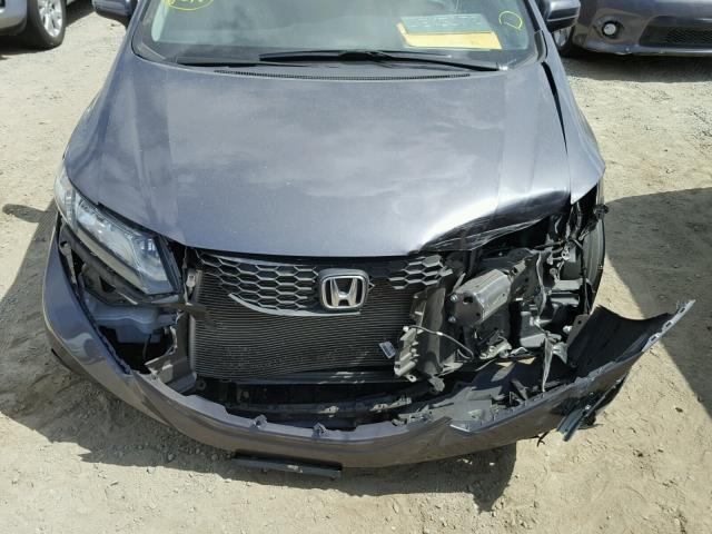 19XFB2F59EE239225 - 2014 HONDA CIVIC LX GRAY photo 9