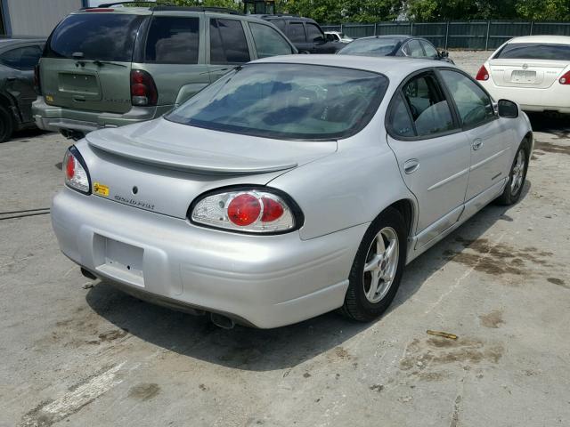 1G2WR52172F154860 - 2002 PONTIAC GRAND PRIX SILVER photo 4