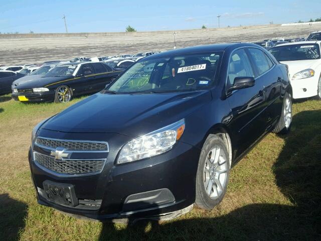 1G11C5SA3DF171268 - 2013 CHEVROLET MALIBU BLACK photo 2