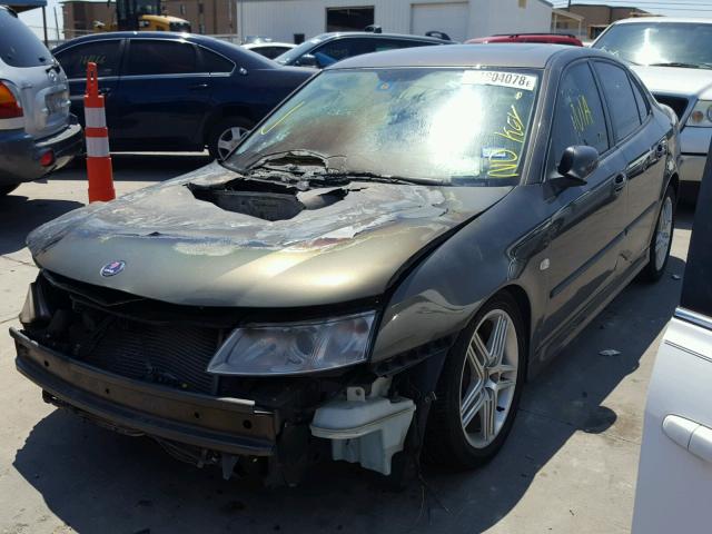 YS3FD49Y871143550 - 2007 SAAB 9-3 2.0T GRAY photo 2