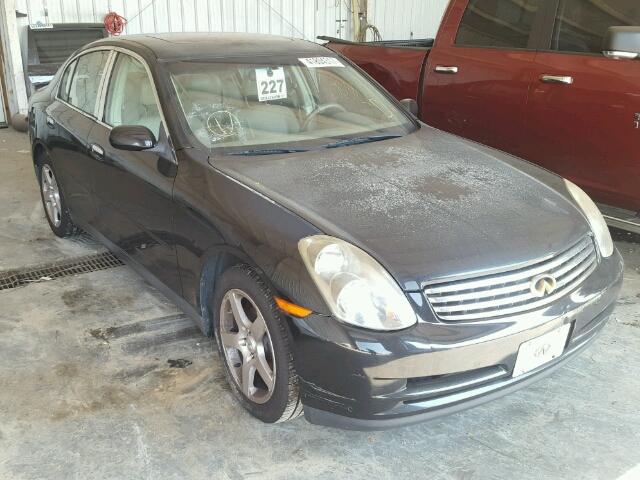 JNKCV51E73M326122 - 2003 INFINITI G35 BLACK photo 1