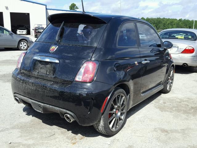 3C3CFFFH5FT508606 - 2015 FIAT 500 ABARTH BLACK photo 4