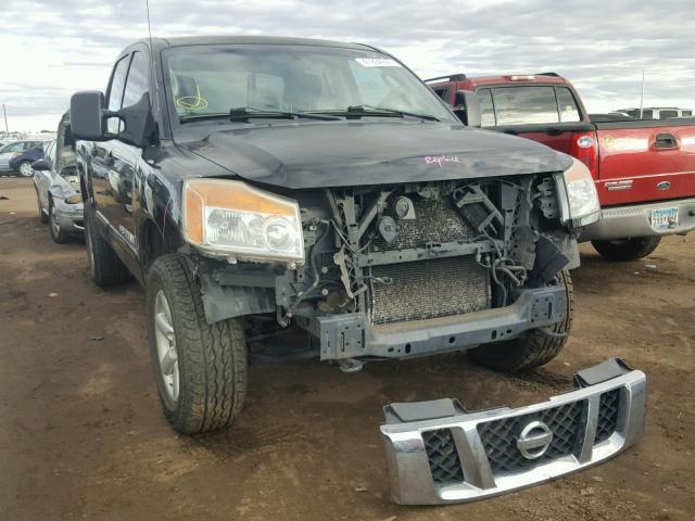 1N6BA0EJ3AN304691 - 2010 NISSAN TITAN XE BLACK photo 1