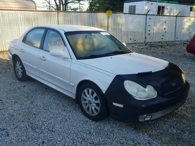 KMHWF35H93A907753 - 2003 HYUNDAI SONATA GLS WHITE photo 1