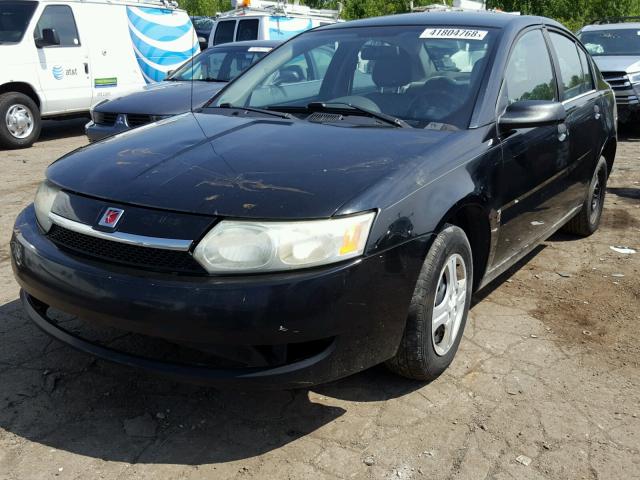 1G8AG52F74Z123675 - 2004 SATURN ION LEVEL BLACK photo 2