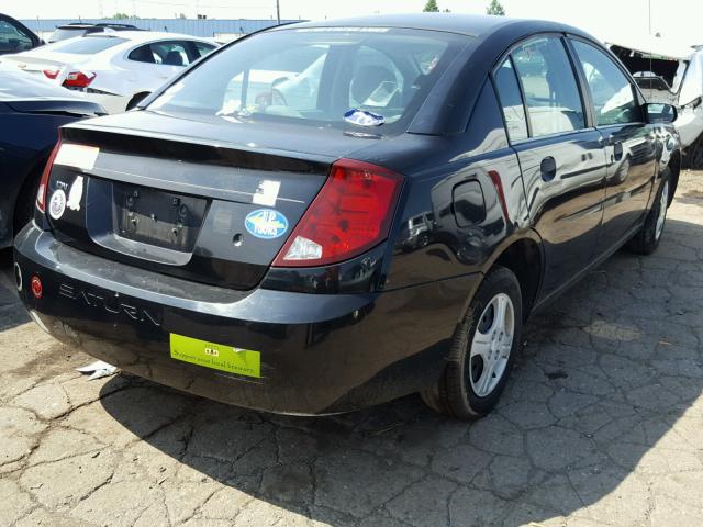 1G8AG52F74Z123675 - 2004 SATURN ION LEVEL BLACK photo 4