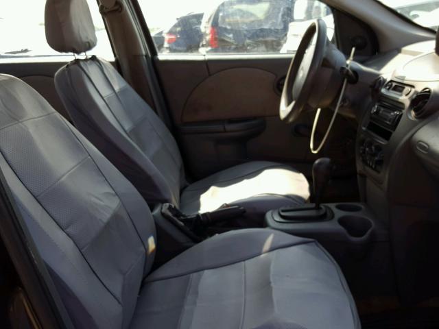 1G8AG52F74Z123675 - 2004 SATURN ION LEVEL BLACK photo 5