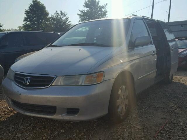 5FNRL18913B100427 - 2003 HONDA ODYSSEY GRAY photo 2