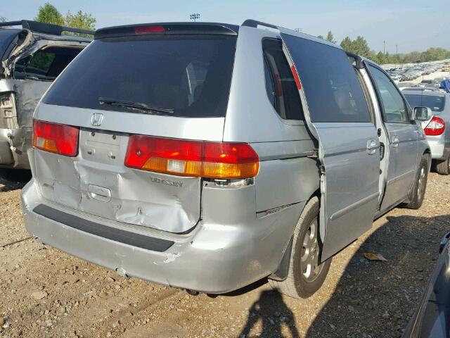 5FNRL18913B100427 - 2003 HONDA ODYSSEY GRAY photo 4