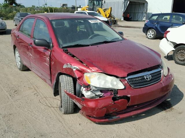 2T1BR32E66C701326 - 2006 TOYOTA COROLLA CE RED photo 1