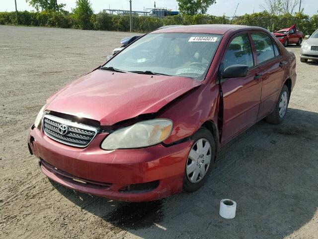 2T1BR32E66C701326 - 2006 TOYOTA COROLLA CE RED photo 2