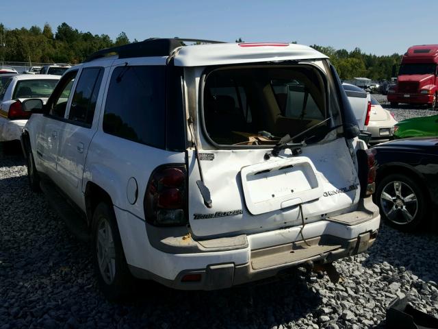 1GNES16S536193687 - 2003 CHEVROLET TRAILBLAZE WHITE photo 3