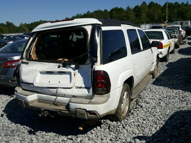 1GNES16S536193687 - 2003 CHEVROLET TRAILBLAZE WHITE photo 4