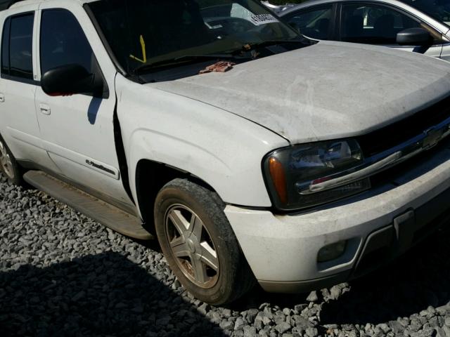 1GNES16S536193687 - 2003 CHEVROLET TRAILBLAZE WHITE photo 9