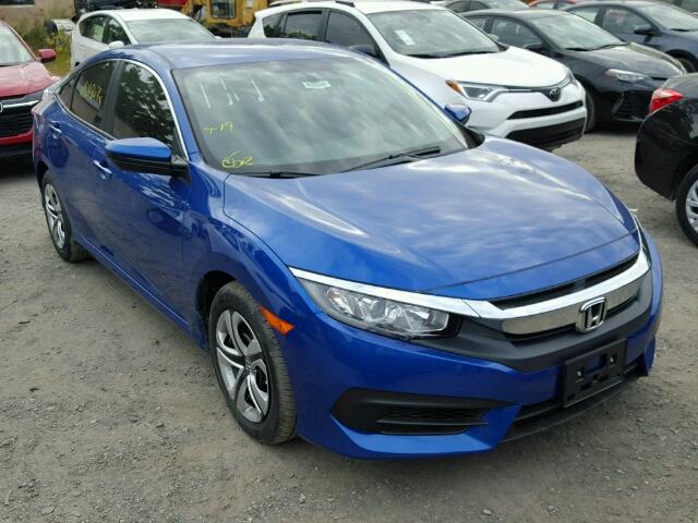 19XFC2F53HE049521 - 2017 HONDA CIVIC BLUE photo 1