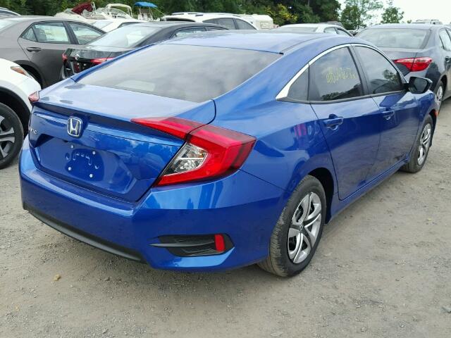 19XFC2F53HE049521 - 2017 HONDA CIVIC BLUE photo 4