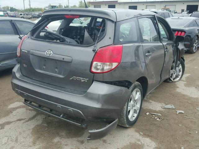 2T1KR32E54C209478 - 2004 TOYOTA COROLLA MA GRAY photo 4