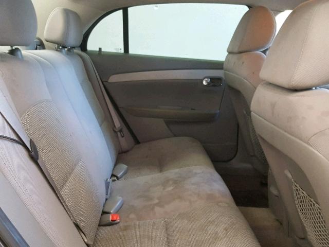 1G1ZC5E08A4124105 - 2010 CHEVROLET MALIBU 1LT გრაფიტი ფოტო 6