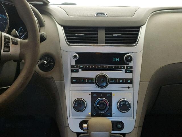 1G1ZC5E08A4124105 - 2010 CHEVROLET MALIBU 1LT გრაფიტი ფოტო 9