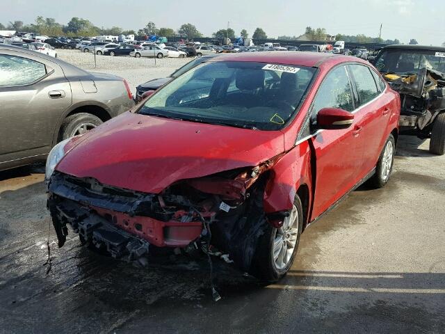 1FAHP3H22CL169225 - 2012 FORD FOCUS SEL RED photo 2