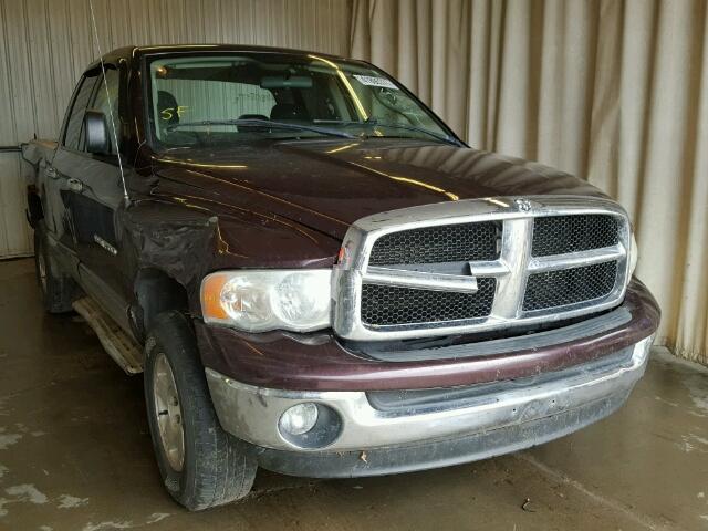 1D7HU18DX4S703416 - 2004 DODGE RAM 1500 MAROON photo 1