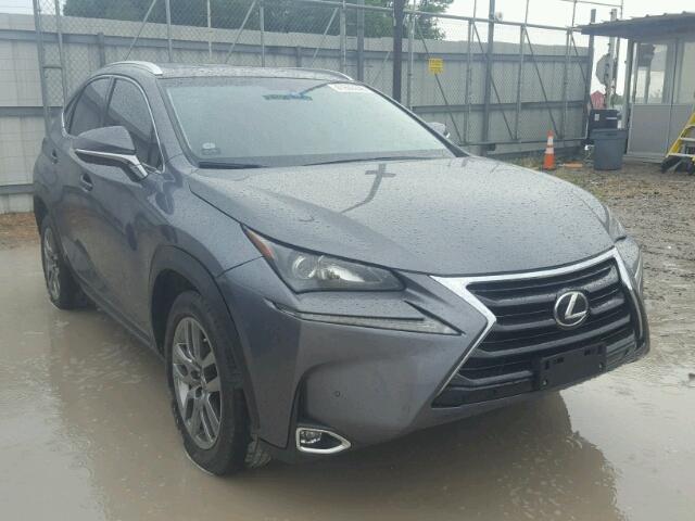 JTJYARBZ4F2013814 - 2015 LEXUS NX 200T GRAY photo 1