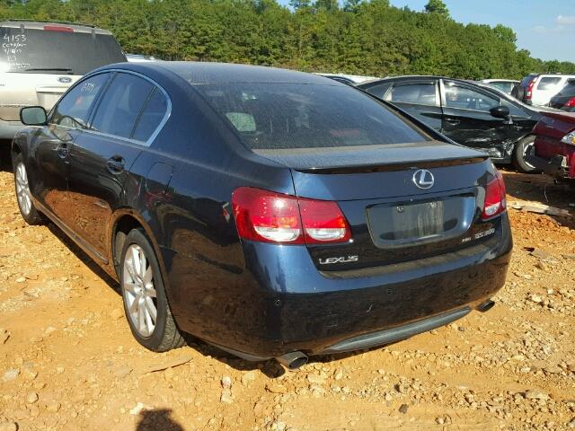 JTHCH96S660014348 - 2006 LEXUS GS GENERAT BLUE photo 3