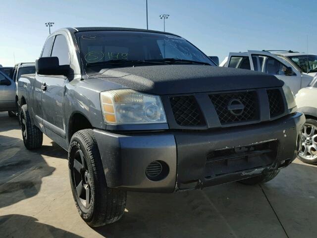 1N6BA06A56N553029 - 2006 NISSAN TITAN GRAY photo 1