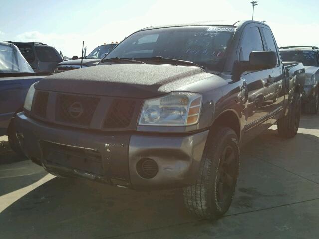 1N6BA06A56N553029 - 2006 NISSAN TITAN GRAY photo 2