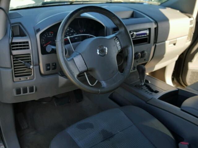 1N6BA06A56N553029 - 2006 NISSAN TITAN GRAY photo 9