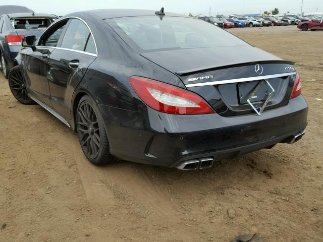 WDDLJ7GB2GA176276 - 2016 MERCEDES-BENZ CLS 63 AMG BLACK photo 3