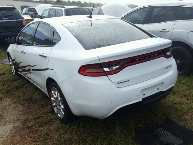 1C3CDFCB8FD182179 - 2015 DODGE DART WHITE photo 3