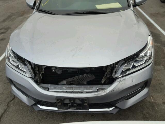 1HGCR2F58GA055237 - 2016 HONDA ACCORD SPO SILVER photo 9