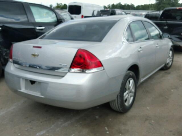 2G1WB58K181342699 - 2008 CHEVROLET IMPALA LS WHITE photo 4