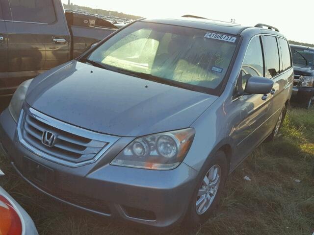 5FNRL38758B030108 - 2008 HONDA ODYSSEY EX GRAY photo 2