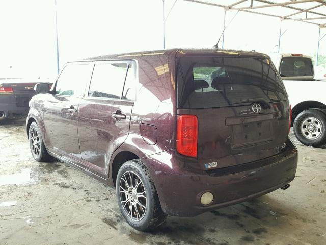 JTLKE50E981021829 - 2008 TOYOTA SCION XB Lila Foto 3
