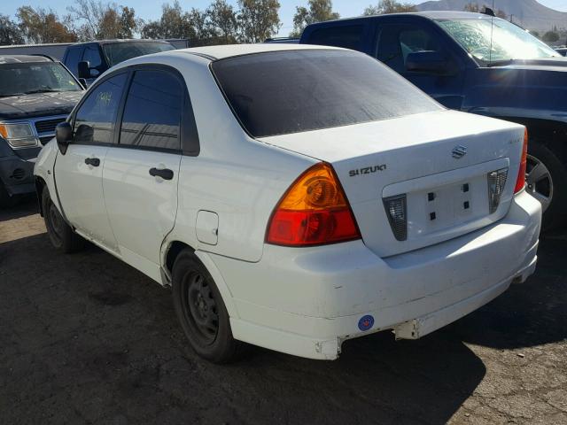 JS2RA41S735164628 - 2003 SUZUKI AERIO S WHITE photo 3