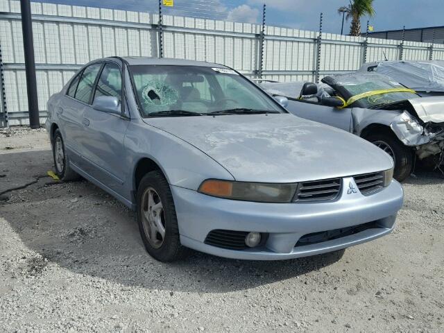 4A3AA46G43E056945 - 2003 MITSUBISHI GALANT ES BLUE photo 1