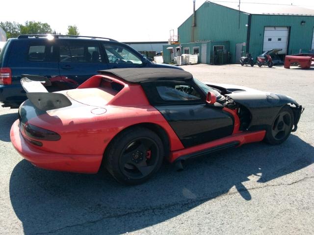 1B3CR65E2RV101875 - 1994 DODGE VIPER RT-1 TWO TONE photo 4