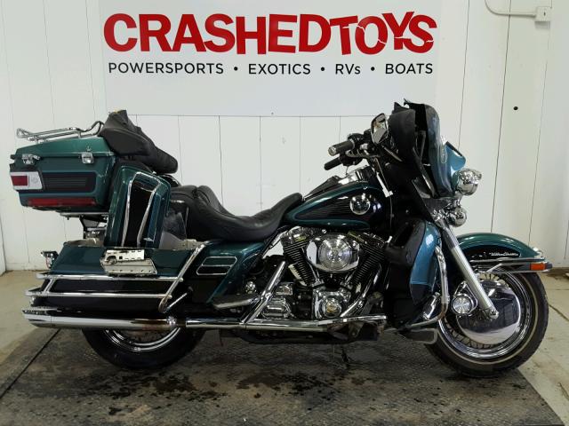 1HD1FCW14YY600553 - 2000 HARLEY-DAVIDSON FLHTCUI GREEN photo 1