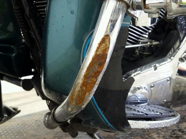 1HD1FCW14YY600553 - 2000 HARLEY-DAVIDSON FLHTCUI Жасыл фото 14